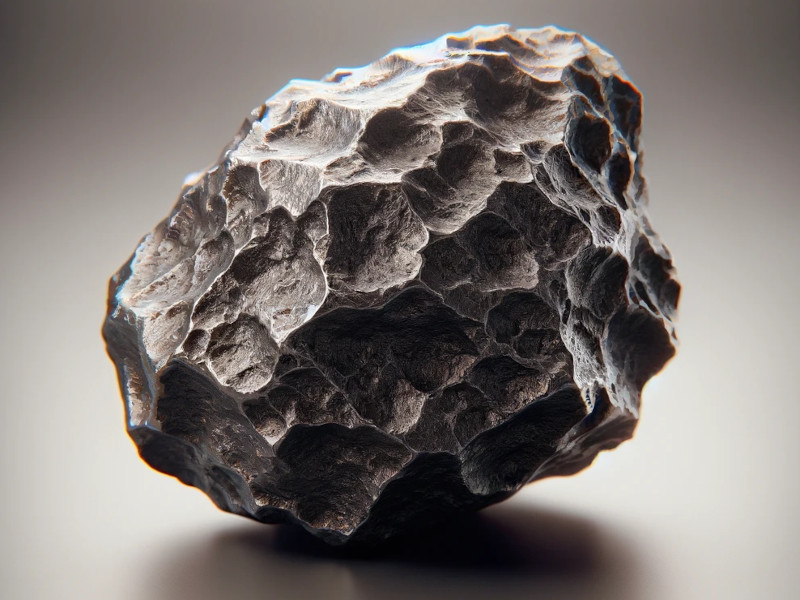 Large magnetic meteorite