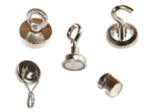 Industrial strength heavy duty hanging hook magnets