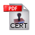 Product certificate of compliance pdf download icon link