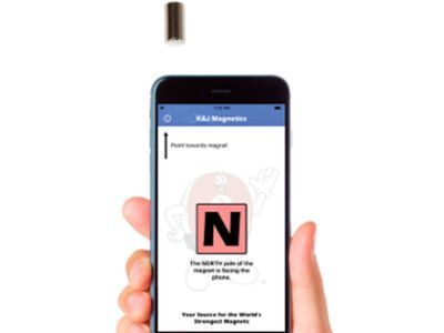 iphone app detecting magnet pole