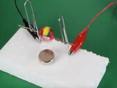 simple motor made of magnets