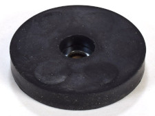 Silicon rubber coating for neodymium mounting magnets