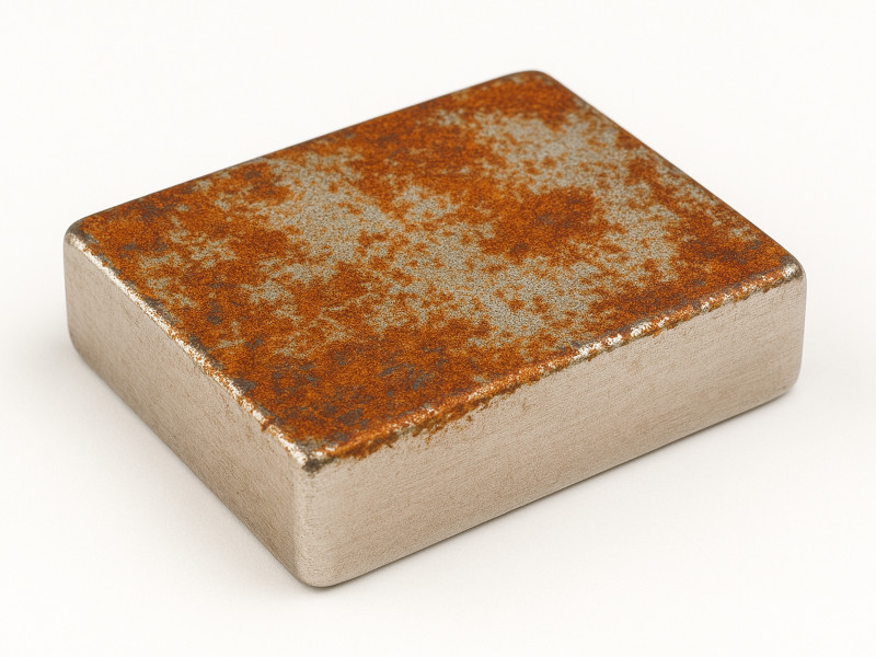 Neodymium magnet starting to rust