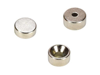 1/4 inch round rare earth neodymium magnets in disc, cylinder and ring shapes