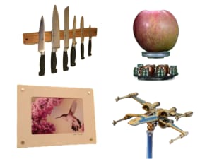 Neodymium magnets being used in different applications
