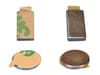 Adhesive magnet magnetic closures