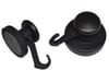 Magnetic hooks for hanging decor, papers and other things on office walls, filing cabinets or metal surfaces