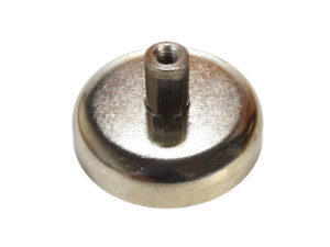 Rare earth neodymium female stud pot magnets