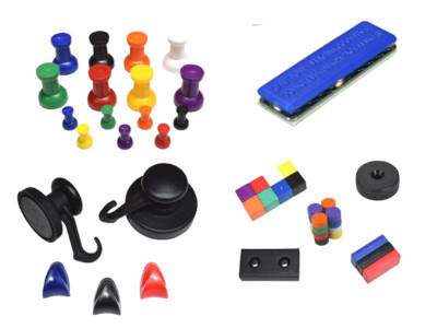 Magnetic art and sculptures made from block and cylinder magnets