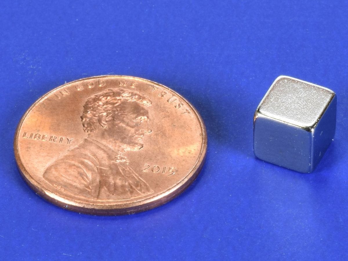 1/4 x 1/4 x 1/4 Inch Neodymium Rare Earth Cube Magnet N52 b444-n52