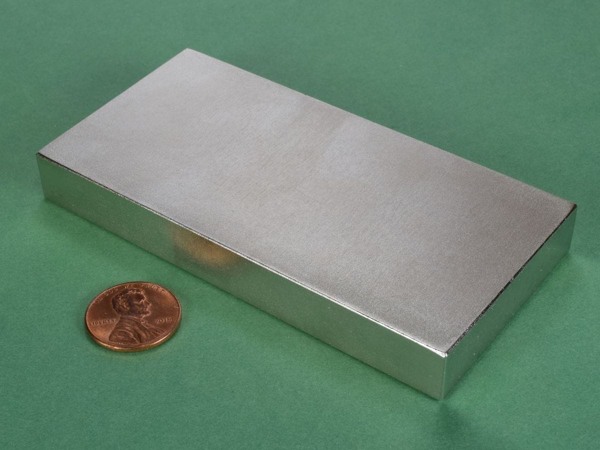4 x 2 x 1/2 Inch Neodymium Rare Earth Bar Magnet N52 - bzx0y08-n52