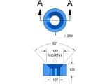 1-4-x-0-107-x-1-8-inch-neodymium-rare-earth-countersunk-ring-magnet-n52-no-2-screw-pn-r422cs-n-n52--2