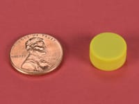 1-2-x-1-4-inch-Yellow-neodymium-rare-earth-plastic-coated-disc-magnet-n42-pn-d84pc-yel