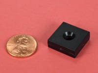 3-4-x-3-4-x-1-4-inch-black-neodymium-rare-earth-plastic-coated-countersunk-block-magnet-n42-no-6-screw-pn-bcc4dcspc-blk