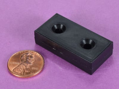1-1-2-x-3-4-x-3-8-inch-neodymium-rare-earth-plastic-coated-countersunk-block-magnet-n42-no-6-screw-pn-bx8c6dcspc-blk