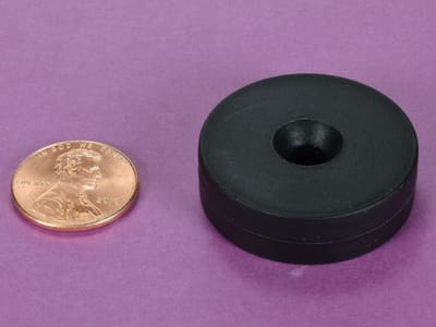 1-1-4-x-0-221-x-3-8-inch-black-neodymium-rare-earth-plastic-coated-countersunk-ring-magnet-n42-no-10-screw-pn-rx436dcspc-blk