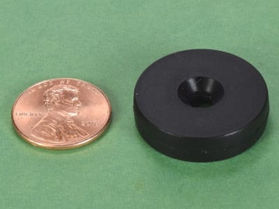 1-x-0-194-x-1-4-inch-black-neodymium-rare-earth-plastic-coated-countersunk-ring-magnet-n42-no-6-screw-pn-rx034dcspc-blk