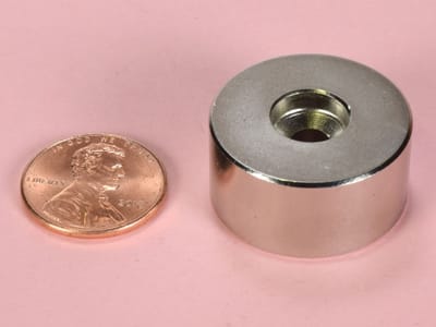 1-x-3-16-x-1-2-inch-neodymium-rare-earth-counterbored-ring-magnet-n52-no-10-screw-pn-rx038dcb-n52