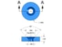 1-2-x-0-136-x-1-8-inch-neodymium-rare-earth-countersunk-ring-magnet-n42-no-4-screw-pn-r822cs-n--thumbnail-2