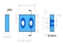 1-x-1-4-x-1-2-inch-neodymium-rare-earth-countersunk-block-magnet-n42-no-6-screw-pn-bx048cs--thumbnail-2