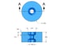 1-x-3-16-x-1-2-inch-neodymium-rare-earth-counterbored-ring-magnet-n52-no-10-screw-pn-rx038dcb-n52--thumbnail-2