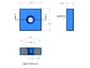 3-4-x-3-4-x-1-4-inch-neodymium-rare-earth-plastic-coated-countersunk-block-magnet-n42-no-6-screw-pn-bcc4dcspc-blk--thumbnail-2