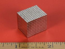 b111 - 1/16 x 1/16 x 1/16 Inch Neodymium Rare Earth Cube Magnet N42 10 Pack-2