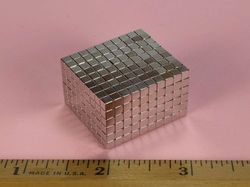 b222 - 1/8 x 1/8 x 1/8 Inch Neodymium Rare Earth Cube Magnet N42 -2