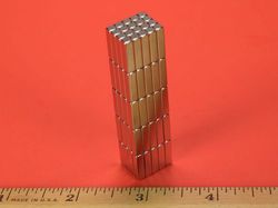 b228-n52 - 1/8 x 1/8 x 1/2 Inch Neodymium Rare Earth Bar Magnet N52 -2