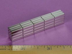 b228 - 1/8 x 1/8 x 1/2 Inch Neodymium Rare Earth Bar Magnet N42 -2