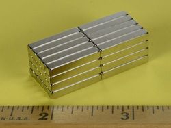 b22c - 1/8 x 1/8 x 3/4 Inch Neodymium Rare Earth Bar Magnet N42 -2