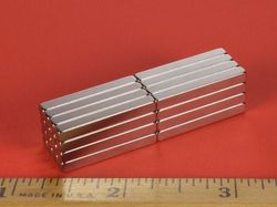 b22x0 - 1/8 x 1/8 x 1 Inch Neodymium Rare Earth Bar Magnet N42 -2