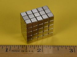 b333-n52 - 3/16 x 3/16 x 3/16 Inch Neodymium Rare Earth Cube Magnet N52 -2