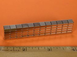 b424-n52 - 1/4 x 1/8 x 1/4 Inch Neodymium Rare Earth Block Magnet N52 -2