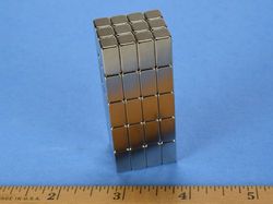 b448-n52 - 1/4 x 1/4 x 1/2 Inch Neodymium Rare Earth Bar Magnet N52 -2