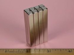 b44y0 - 1/4 x 1/4 x 2 Inch Neodymium Rare Earth Bar Magnet N42 -2