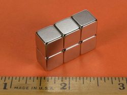 b666-n52 - 3/8 x 3/8 x 3/8 Inch Neodymium Rare Earth Cube Magnet N52 -2