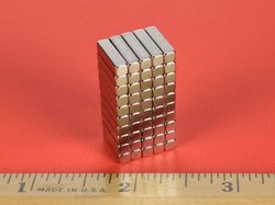 b822 - 1/2 x 1/8 x 1/8 Inch Neodymium Rare Earth Bar Magnet N42 -2