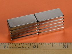 b82x0 - 1/2 x 1/8 x 1 Inch Neodymium Rare Earth Bar Magnet N42 -2