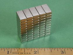 b842-n52 - 1/2 x 1/4 x 1/8 Inch Neodymium Rare Earth Bar Magnet N52 -2