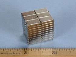b84h1 - 1/2 x 1/4 x 1/10 Inch Neodymium Rare Earth Bar Magnet N42 -2