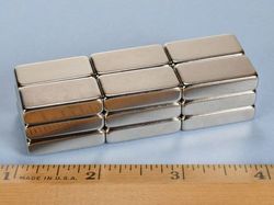 b84x0 - 1/2 x 1/4 x 1 Inch Neodymium Rare Earth Bar Magnet N42 -2
