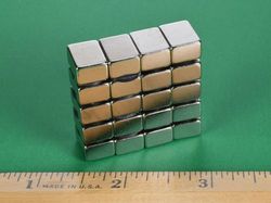b864 - 1/2 x 3/8 x 1/4 Inch Neodymium Rare Earth Block Magnet N42 -2