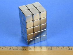 b866 - 1/2 x 3/8 x 3/8 Inch Neodymium Rare Earth Block Magnet N42 -2