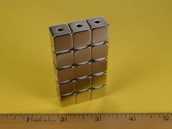 b888-2pa-n52 - 1/2 x 1/2 x 1/2 Inch Neodymium Rare Earth Cube Magnet N52 -2