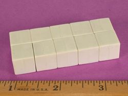 b888pc-wht - 1/2 x 1/2 x 1/2 Inch Neodymium Rare Earth Plastic Coated Cube Magnet N42 -2