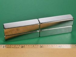 b88y0 - 1/2 x 1/2 x 2 Inch Neodymium Rare Earth Bar Magnet N42 -2