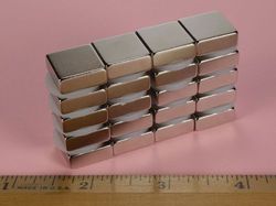 baa4 - 5/8 x 5/8 x 1/4 Inch Neodymium Rare Earth Block Magnet N42 -2