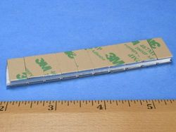 bc61ad-p - 3/4 x 3/8 x 1/16 Inch Neodymium Rare Earth 3M Adhesive Backed Block Craft Magnet N42 10 Pair Pack-2