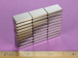 bc82 - 3/4 x 1/2 x 1/8 Inch Neodymium Rare Earth Block Magnet N42 -2